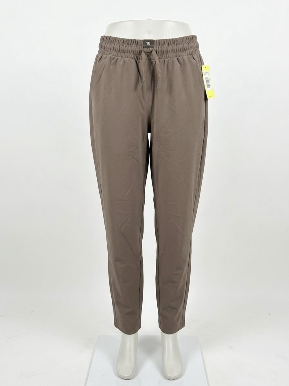 all in motion Women's Elastic Waist Wide Leg Pants - Taupe